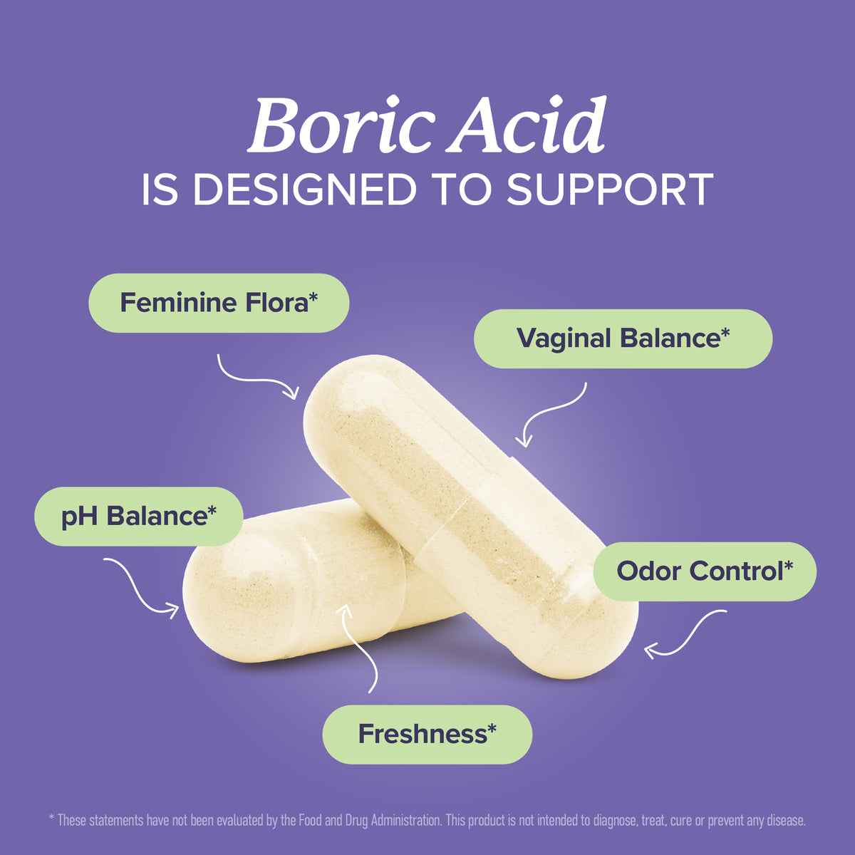 Boric Acid Suppositories, 30 Count