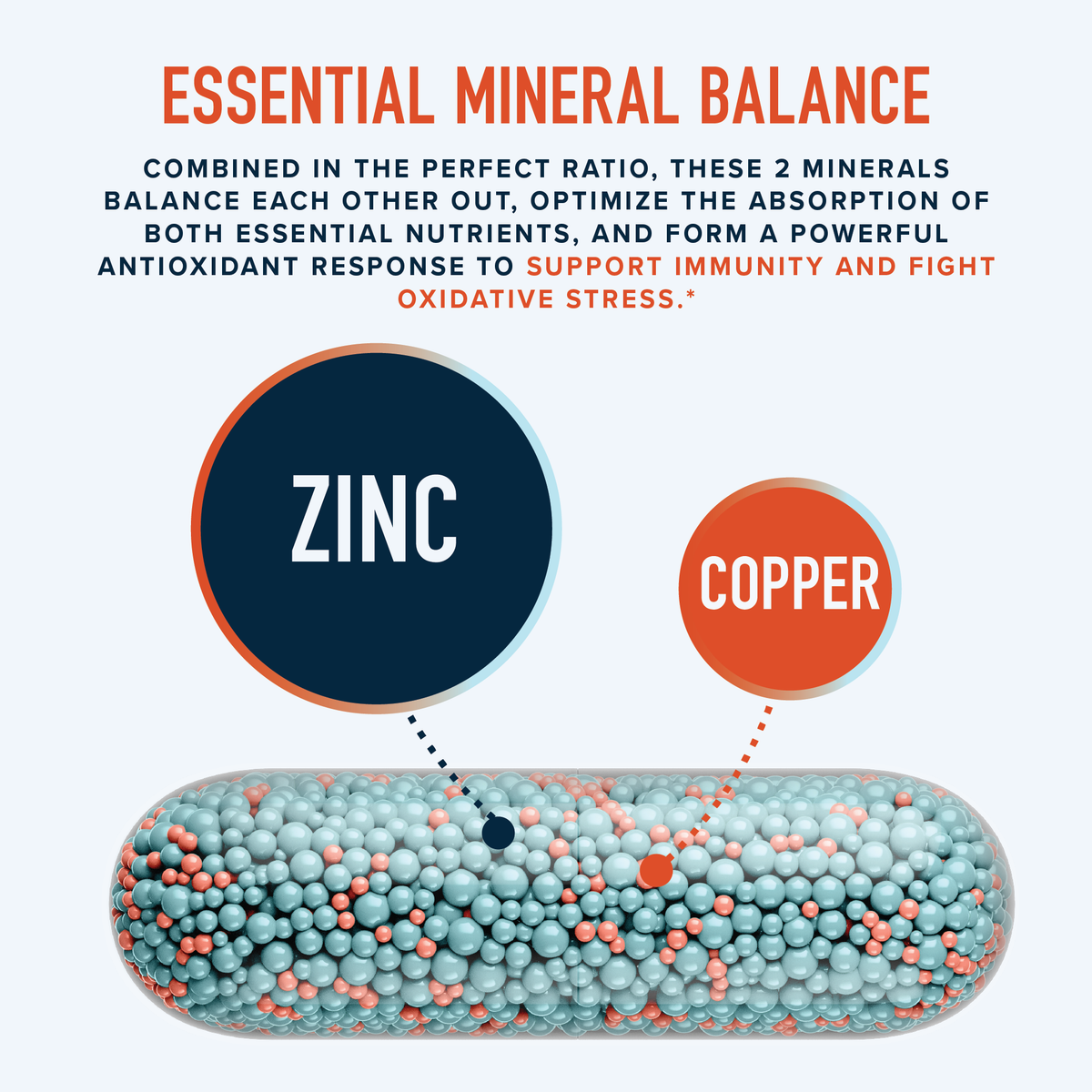 Advanced Zinc Microbeadlets With Copper, 60 Capsules