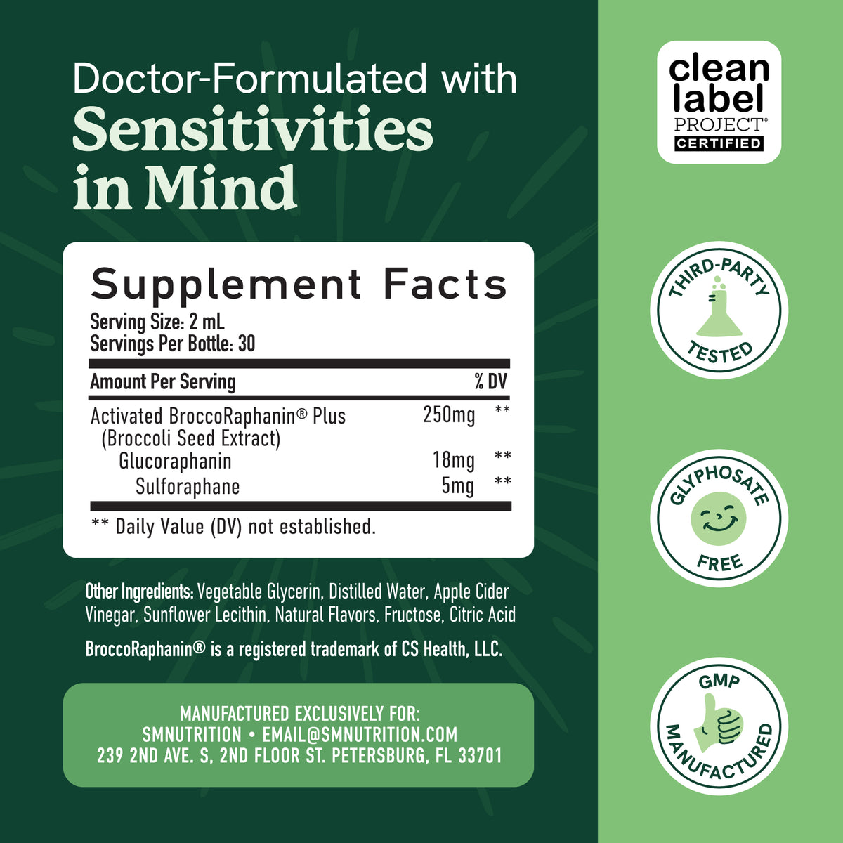 Sulforaphane Liquid For Kids