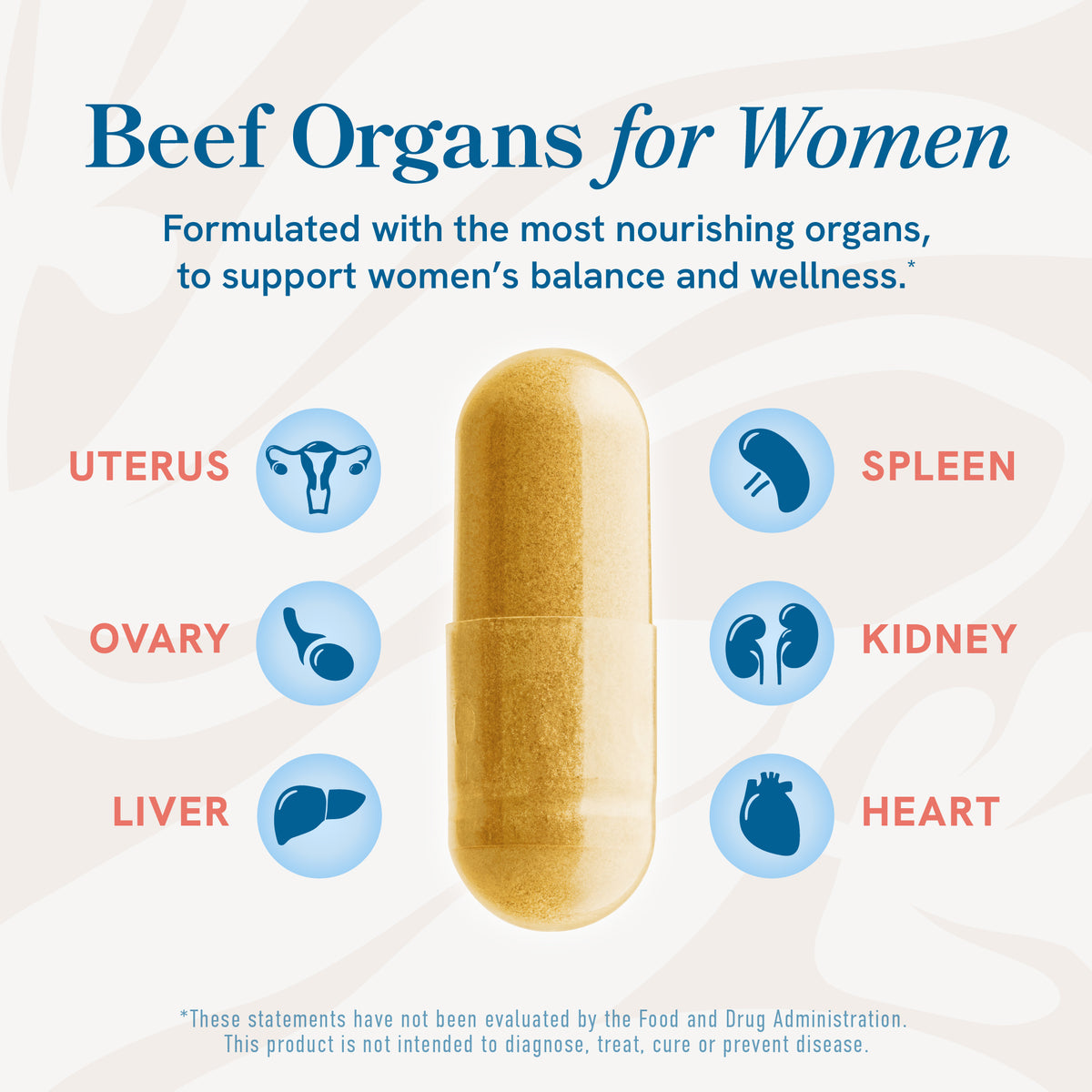 Beef Organ Capsules for Women