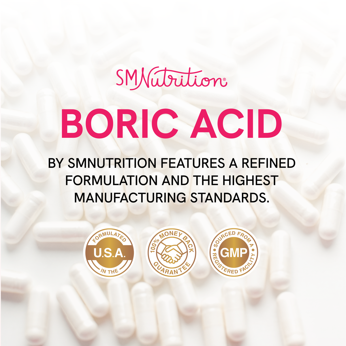 Boric Acid Suppositories, 30 Count