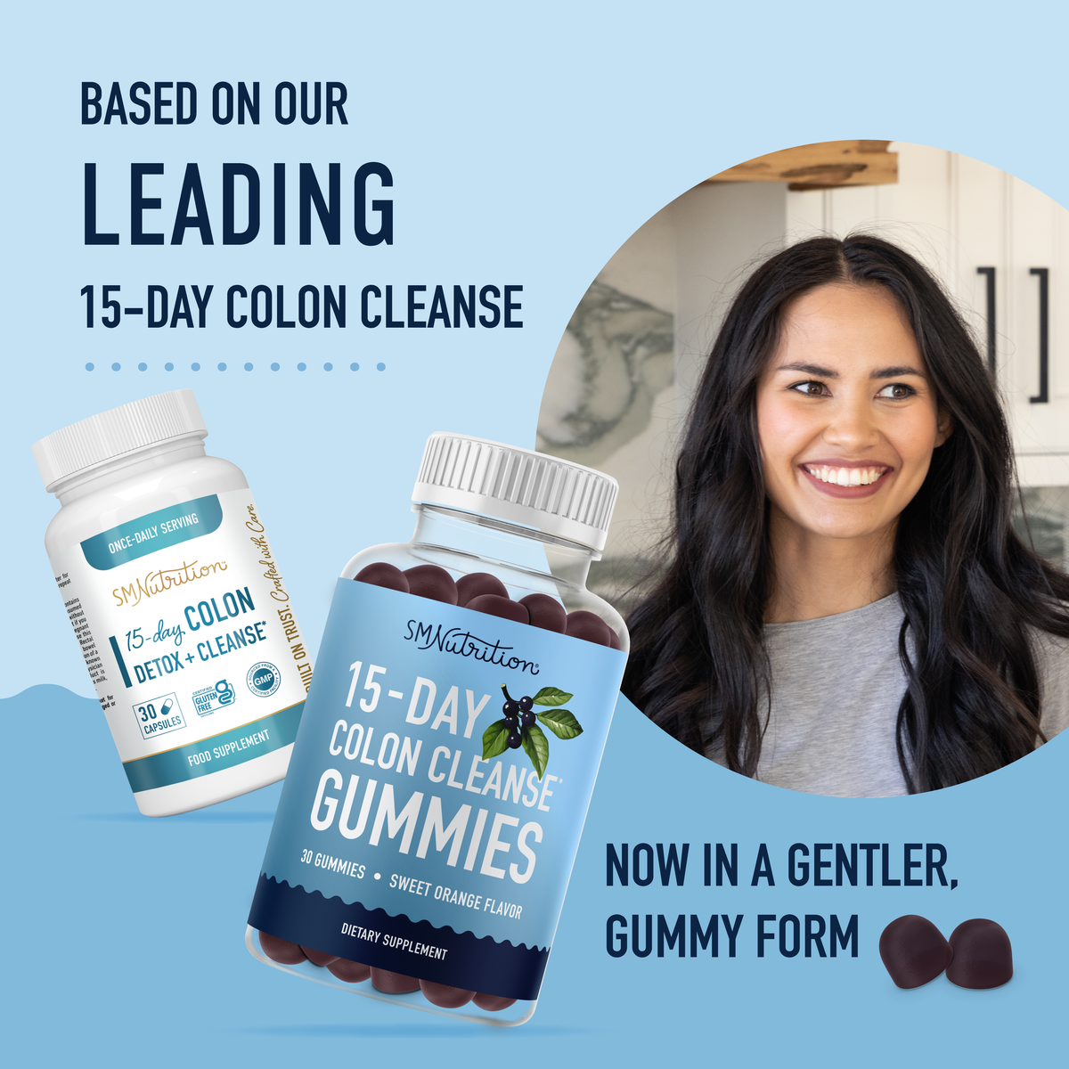 15-Day Colon Cleanse &amp; Detox Gummies, 30 Count