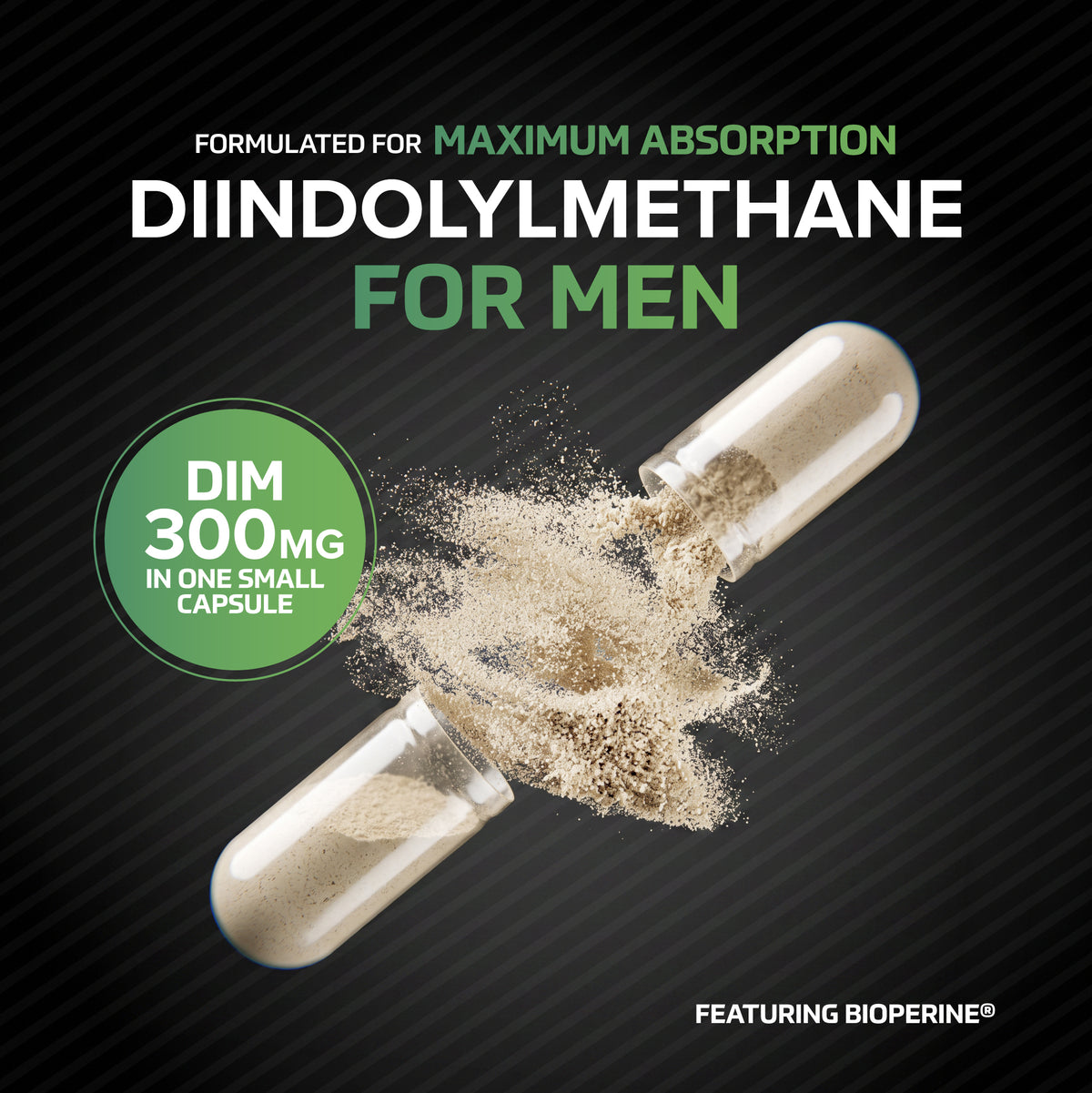 DIM 300mg Complex Capsules, Men