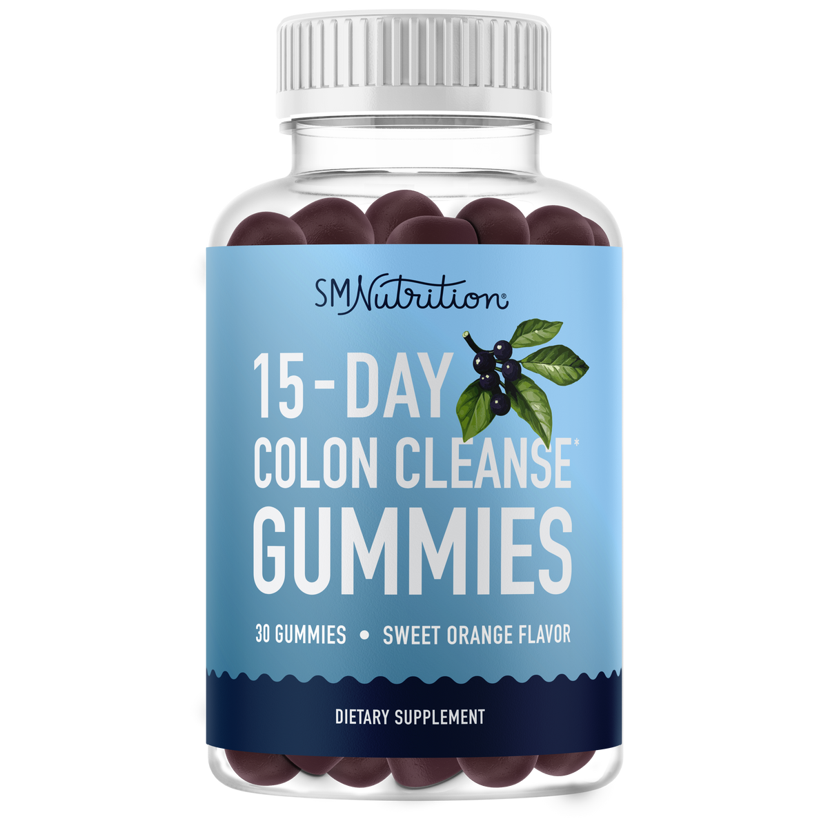 15-Day Colon Cleanse &amp; Detox Gummies, 30 Count