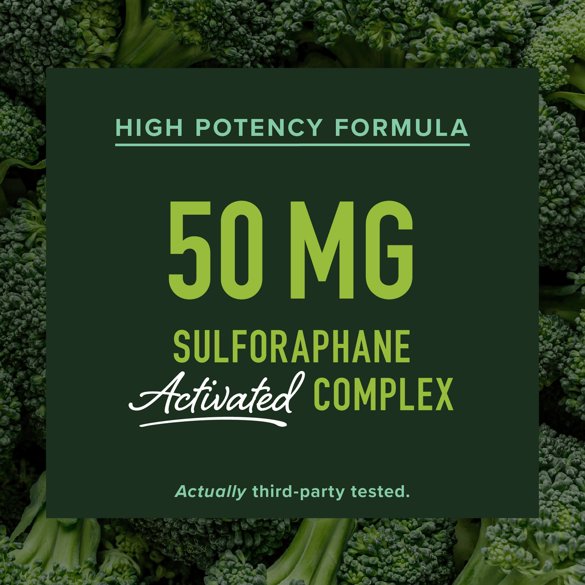 Sulforaphane Microbeadlet Complex 20MG, 60 Capsules