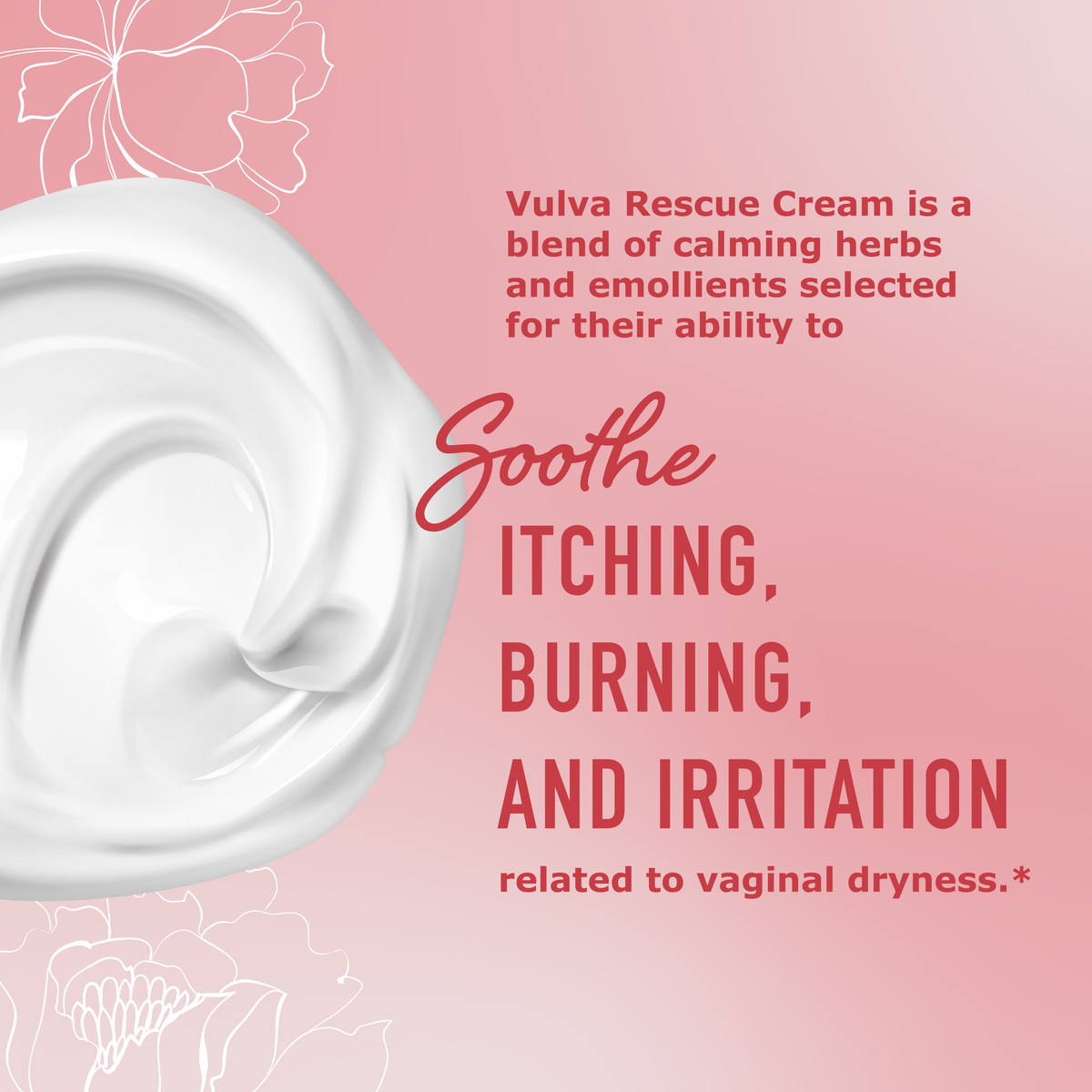 Vulva Rescue Cream, 3oz. Pump