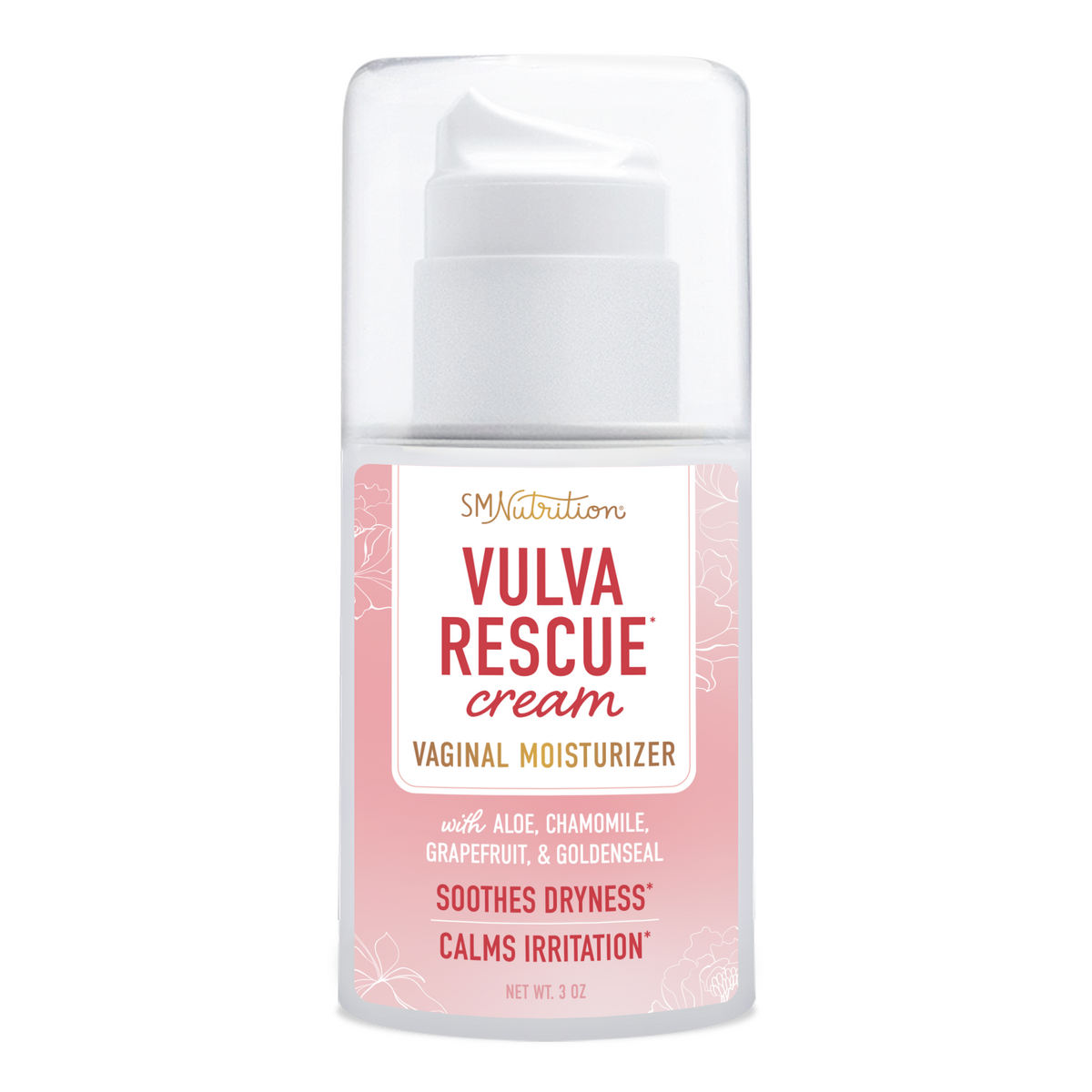 Vulva Rescue Cream, 3oz. Pump