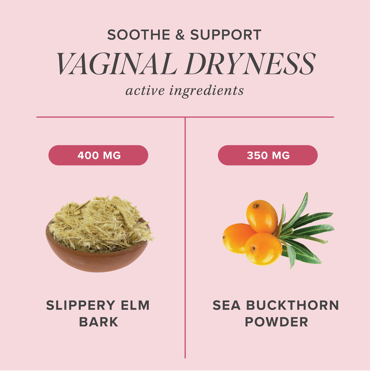Slippery Elm Bark & Sea Buckthorn Capsules