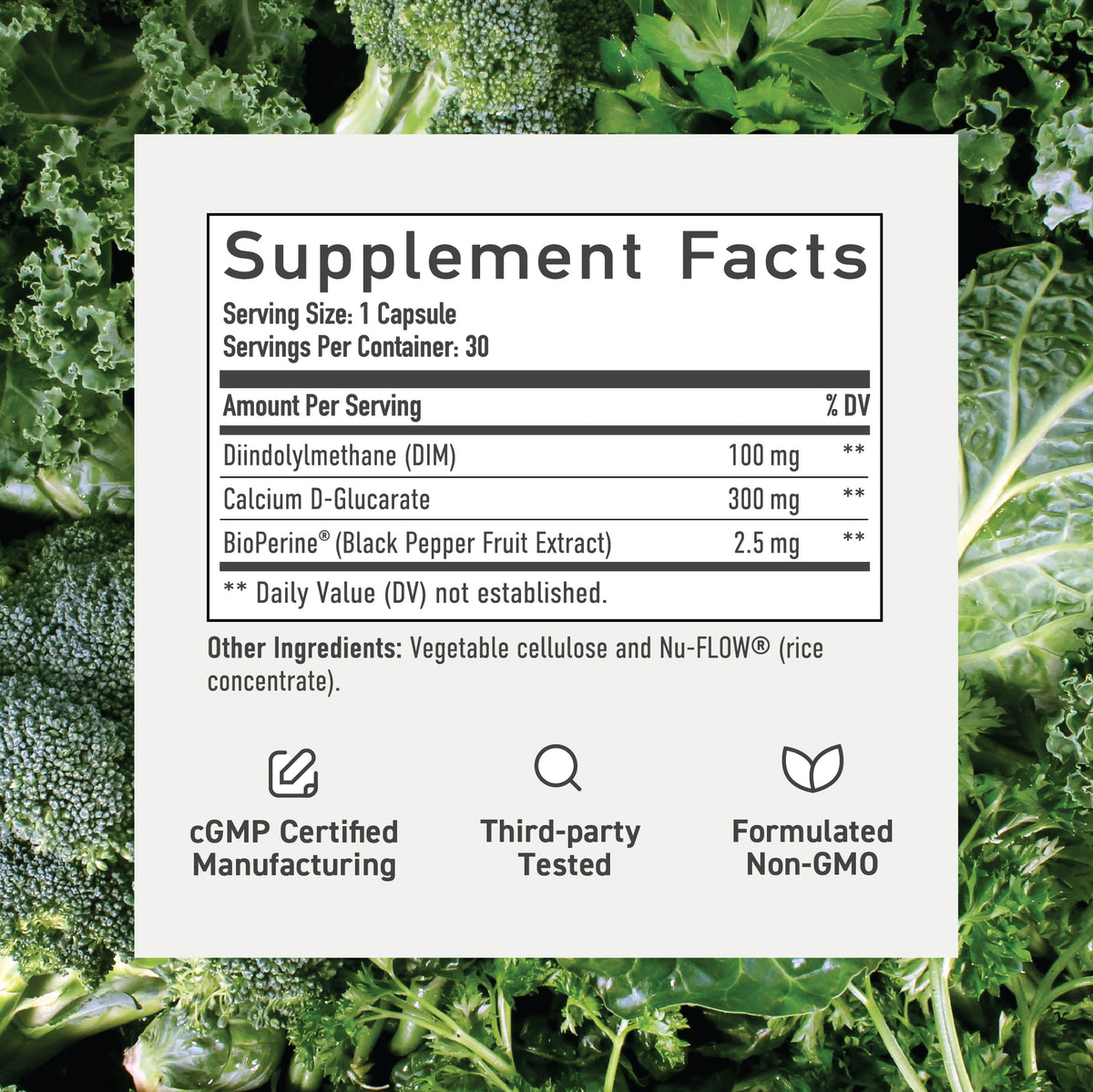 DIM + Calcium D-Glucarate Capsules