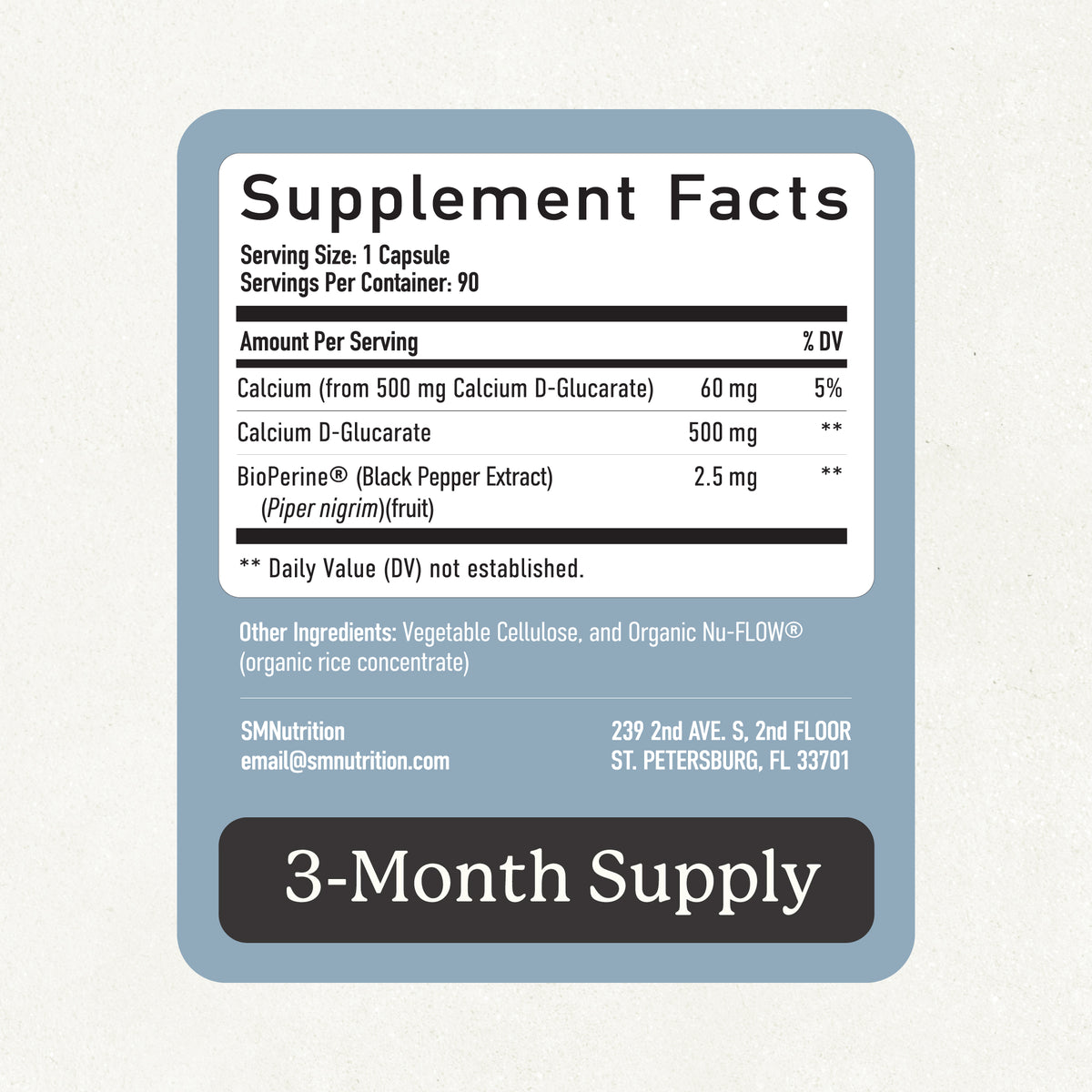 Calcium D-Glucarate Capsules