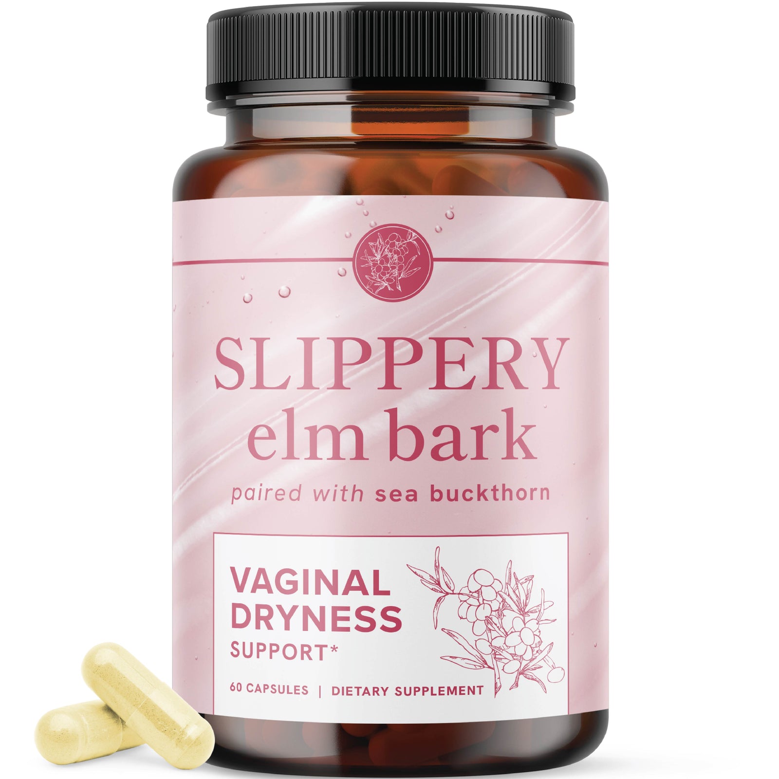 Slippery Elm Bark & Sea Buckthorn Capsules
