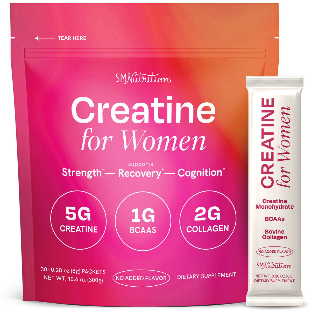 Creatine Stick Packs for Women