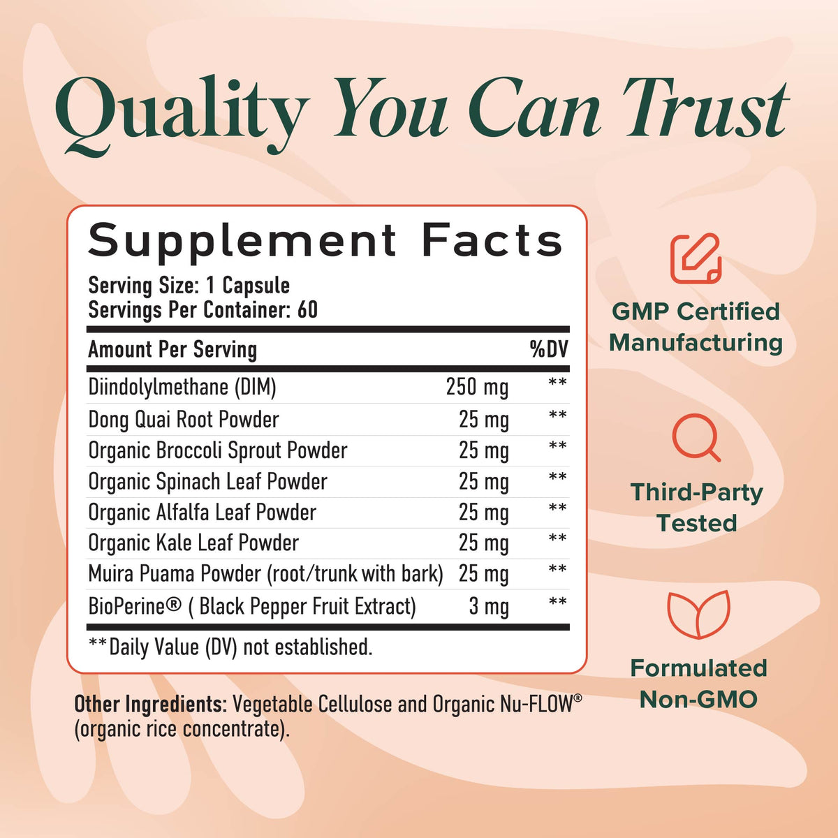 DIM 250mg Complex Capsules, Women