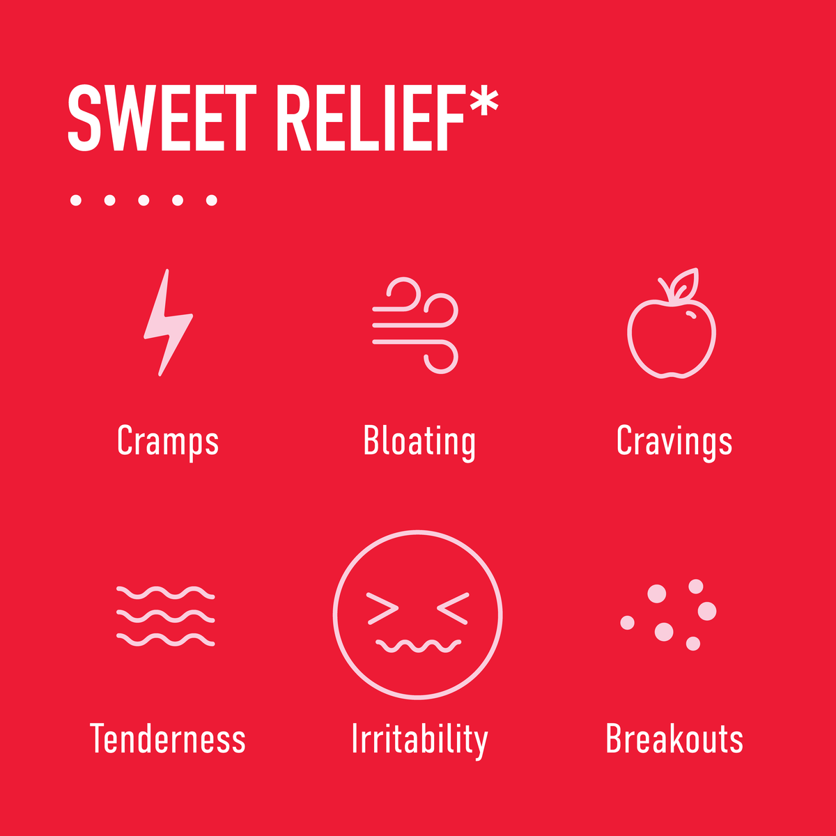 CYCLE PMS Relief Gummies, 60 Ct.