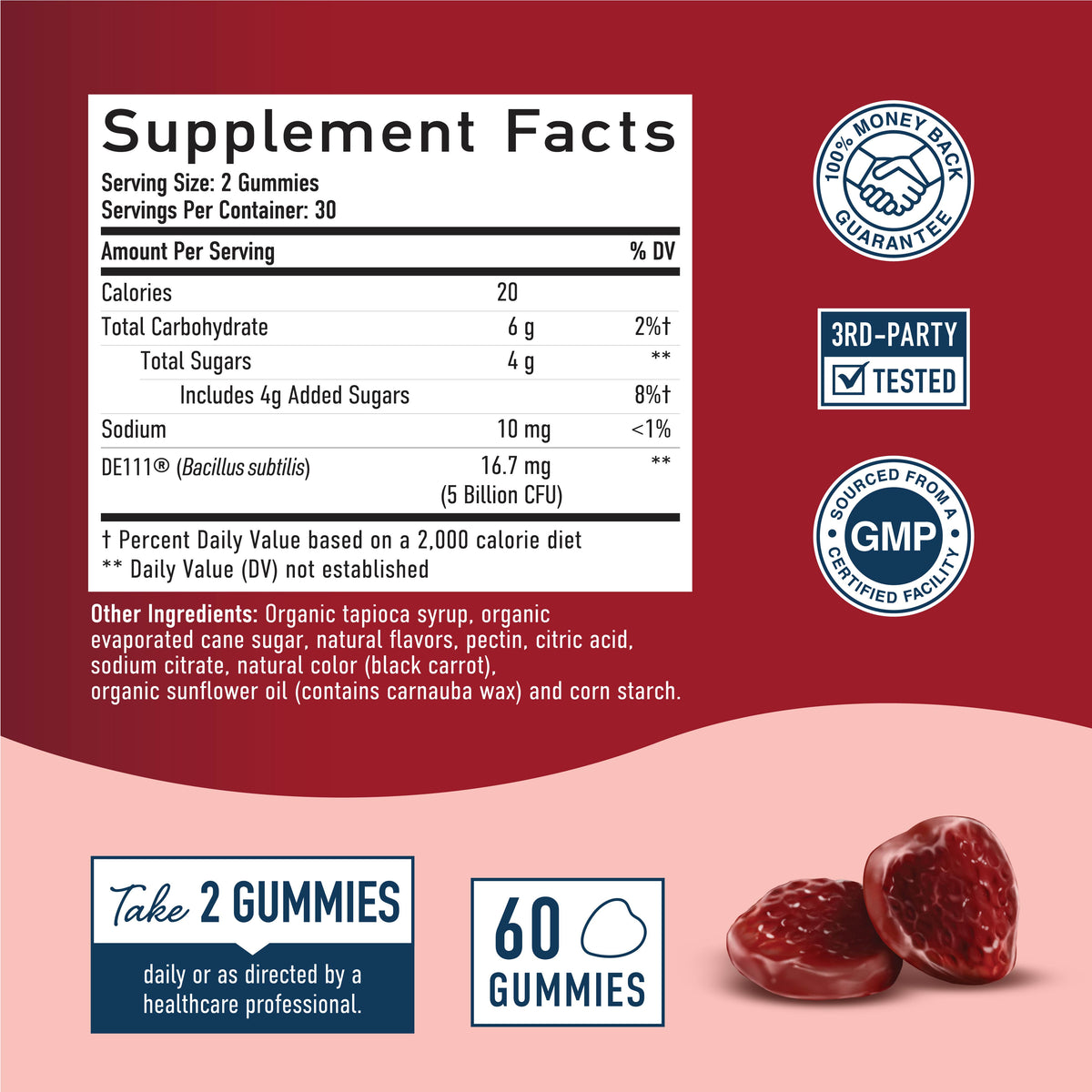 Organic Probiotic Gummies