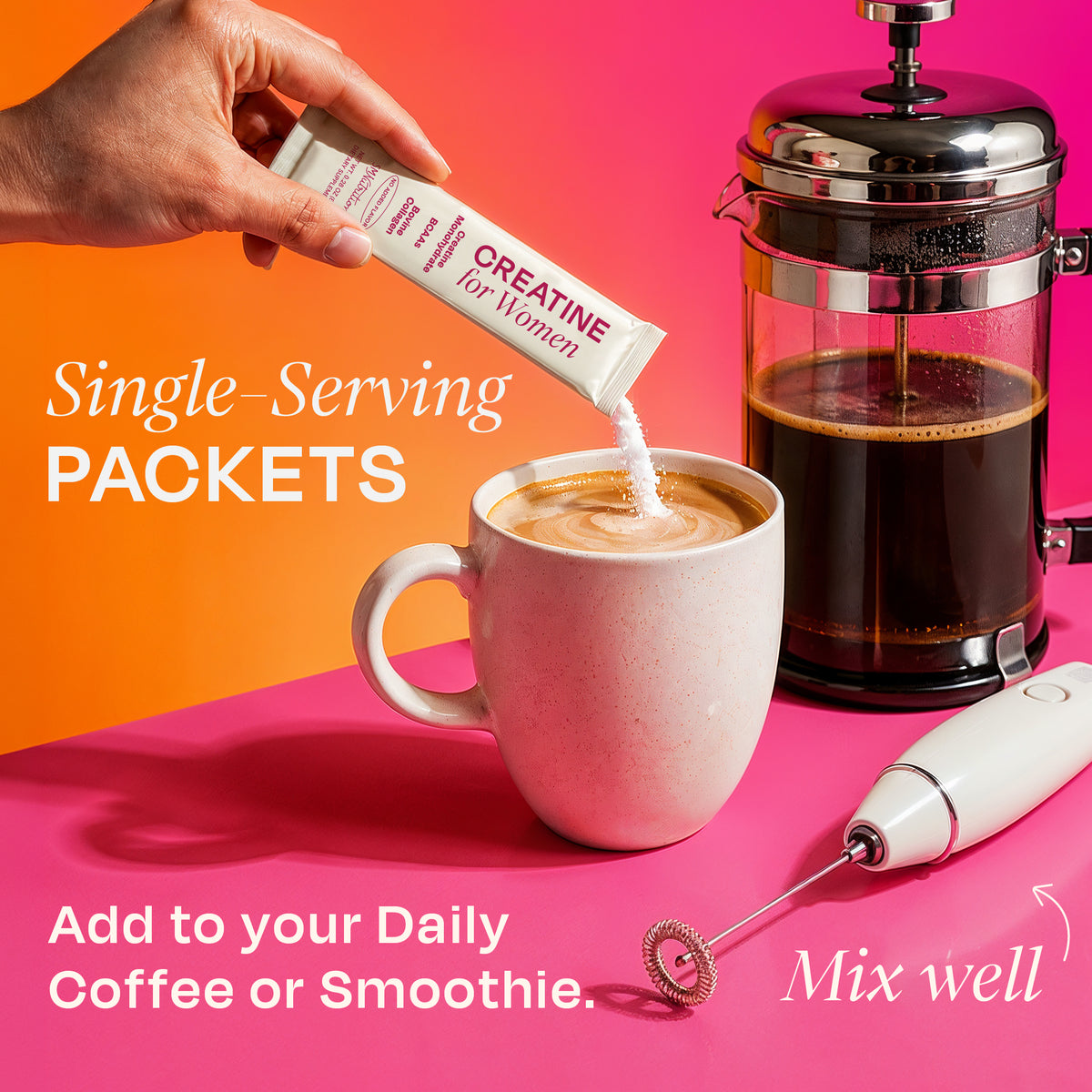 Creatine Stick Packs for Women