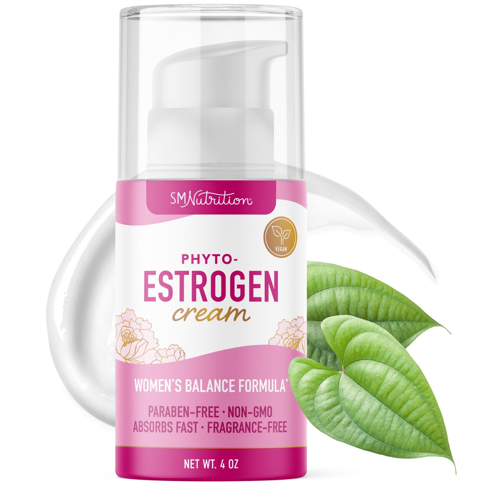 Phyto - Estrogen Cream, 4oz. Pump - SMNutrition
