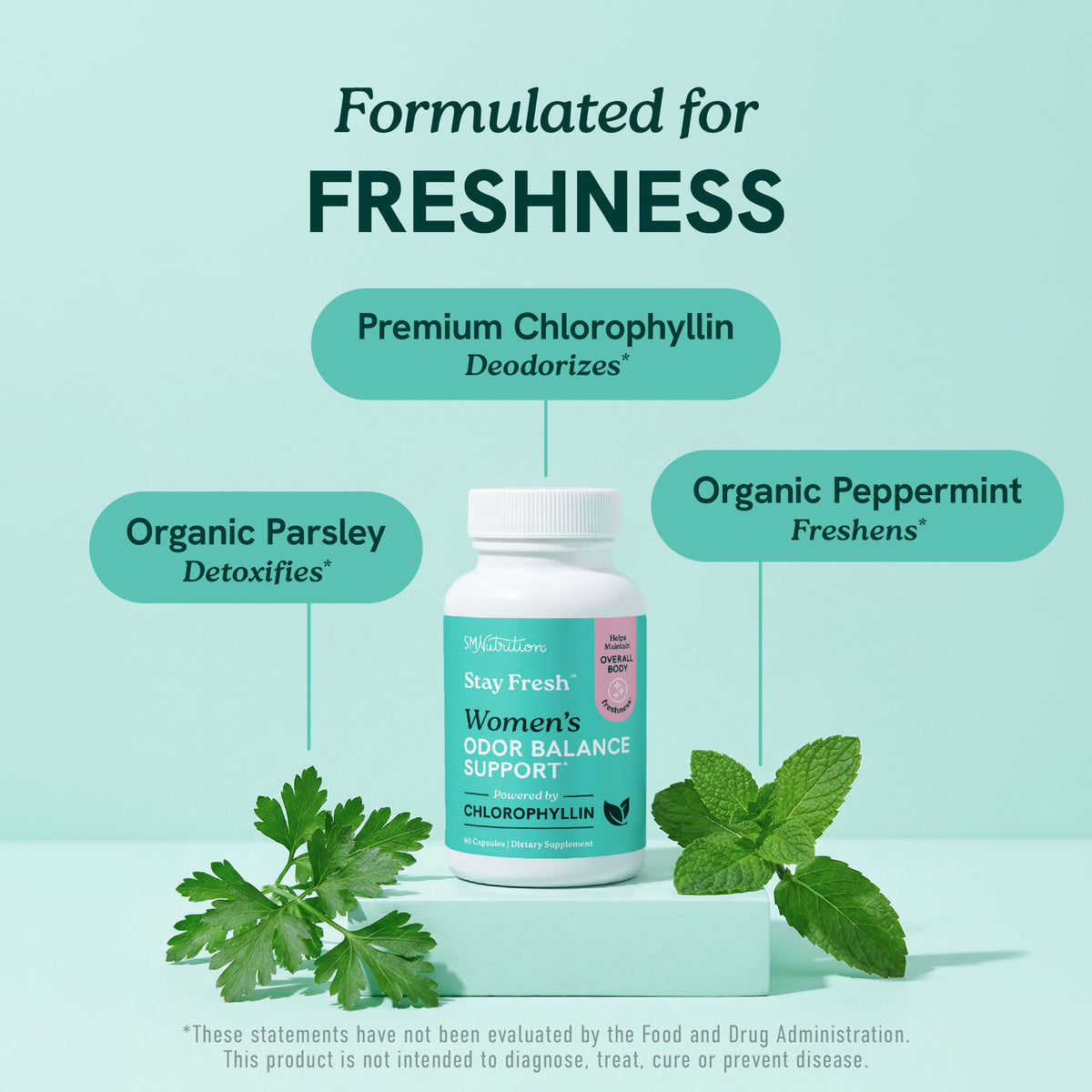 Internal Body Odor Support Capsules