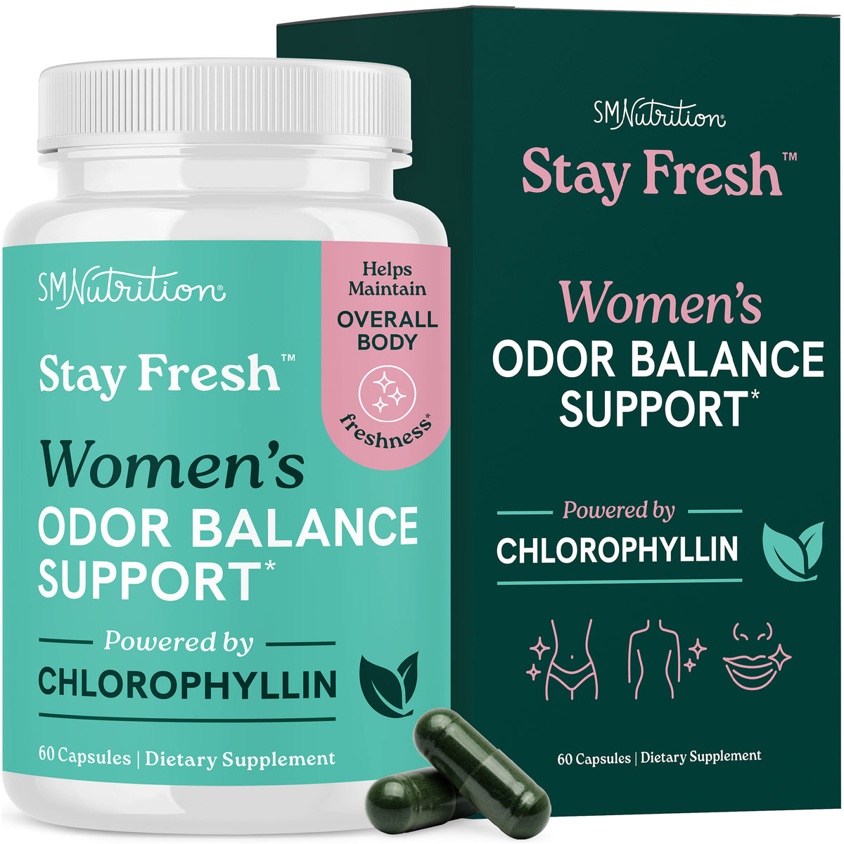 Internal Body Odor Support Capsules