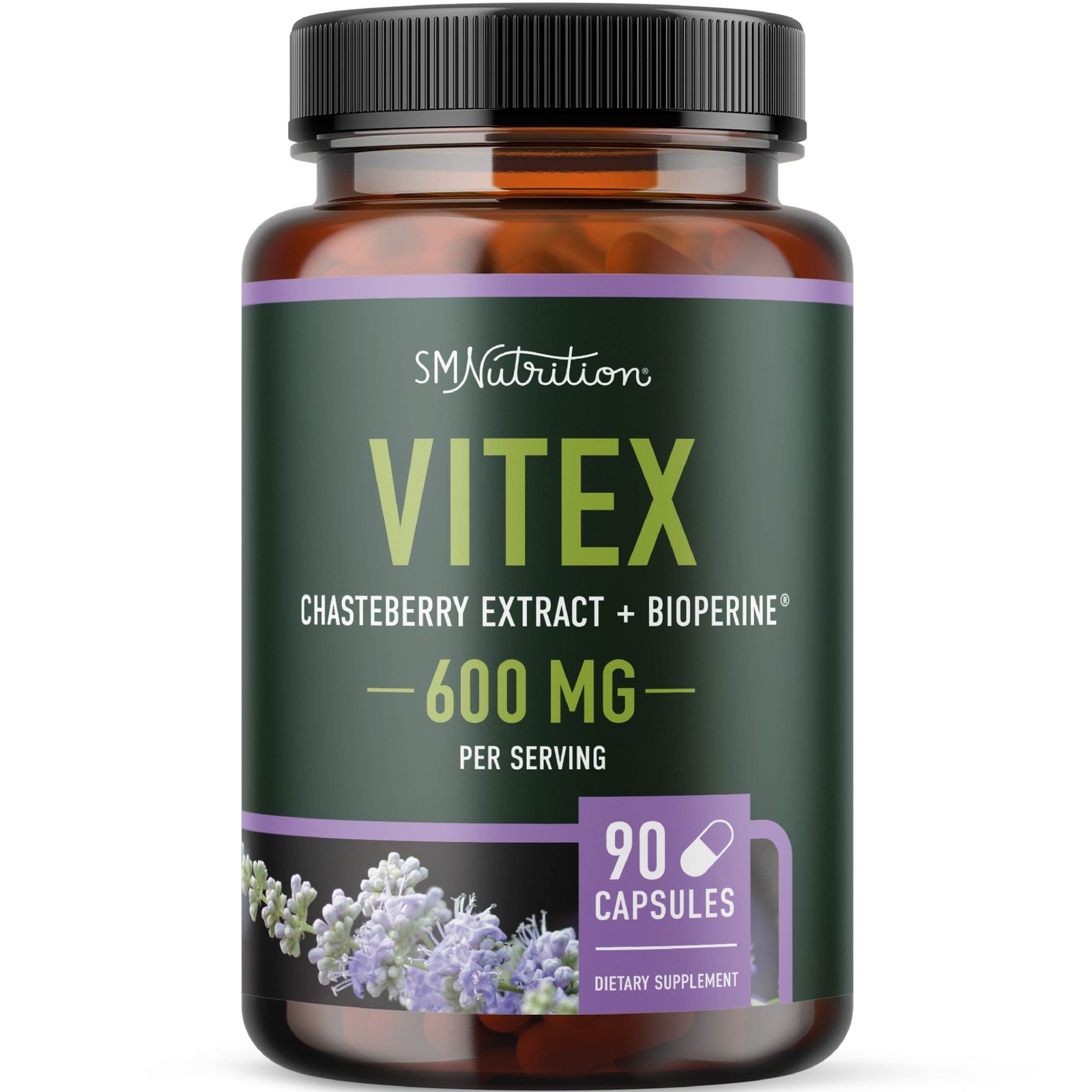 Vitex, 90 Capsules, 600mg Servings - SMNutrition