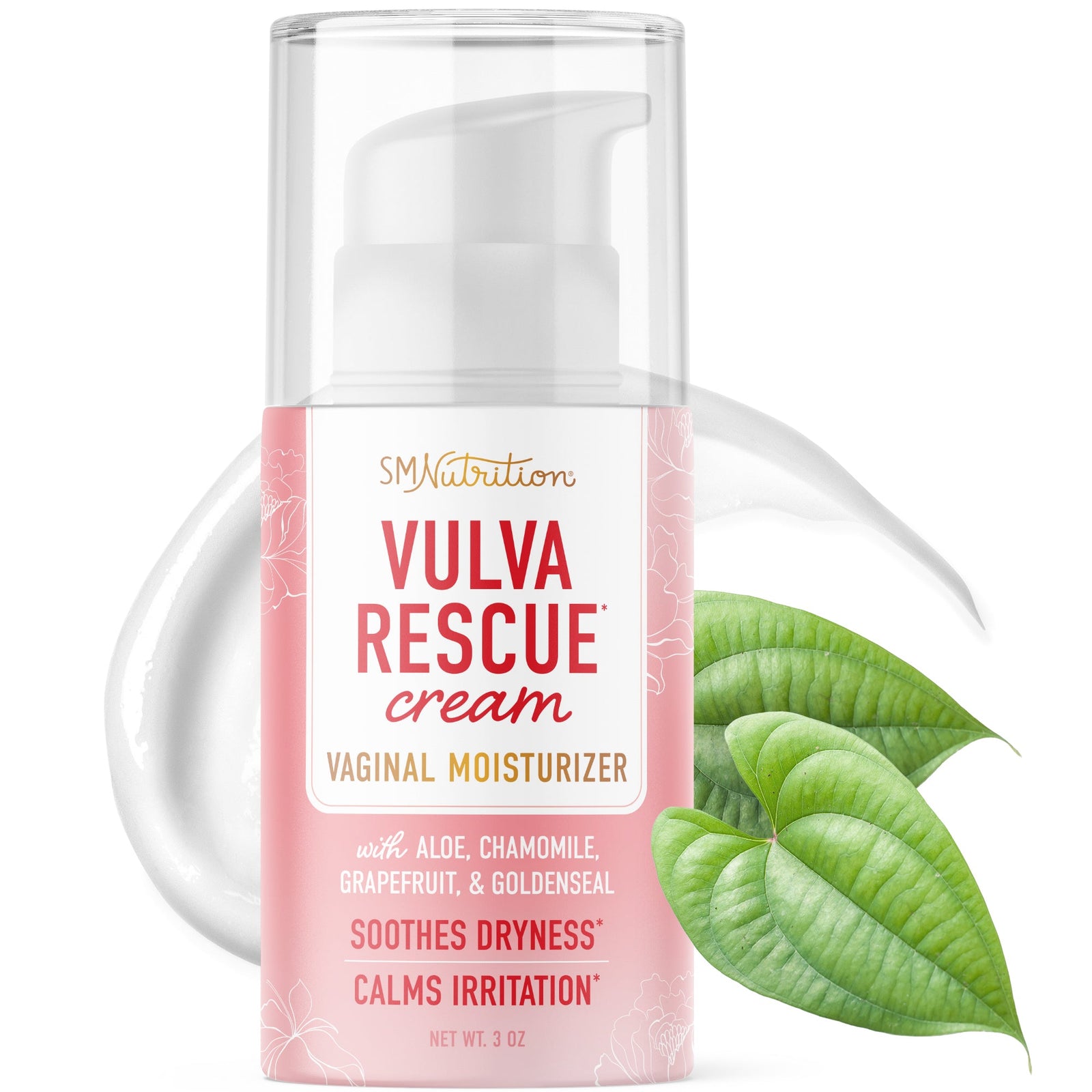 Vulva Rescue Cream, 3oz. Pump - SMNutrition