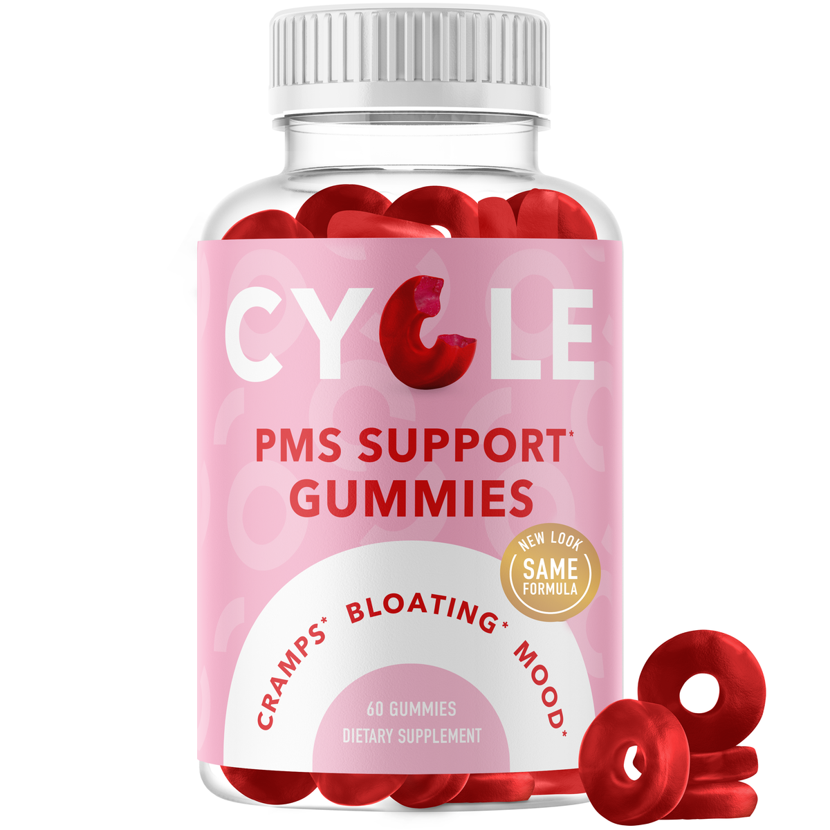 CYCLE PMS Relief Gummies, 60 Ct.