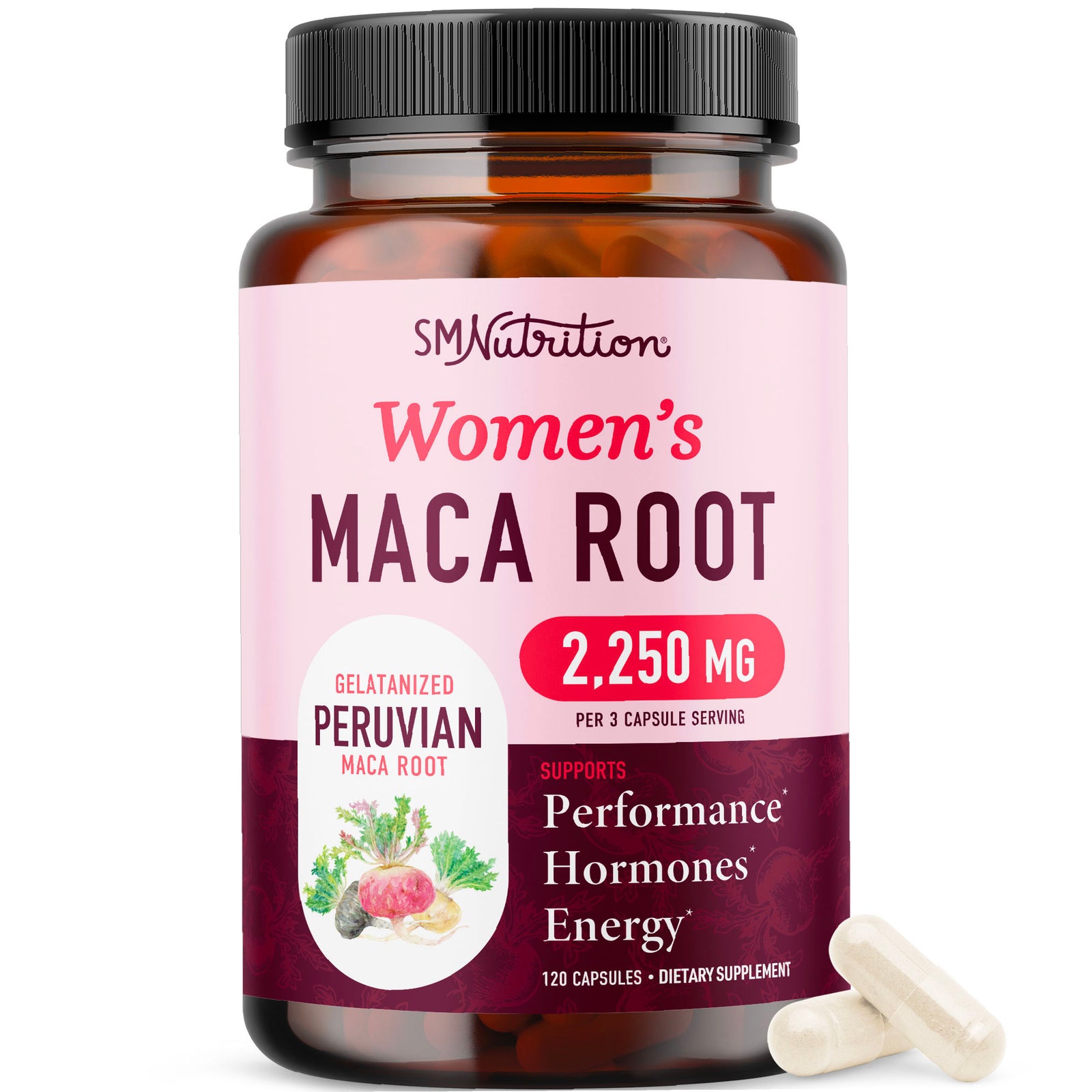 Maca Root 2250MG Capsules