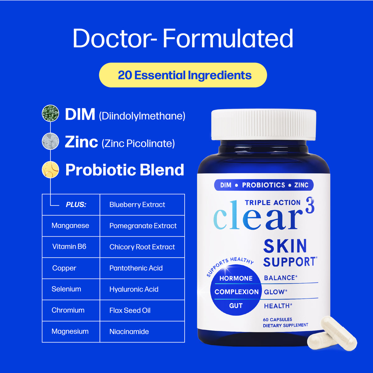 Clear-3 DIM Acne Capsules