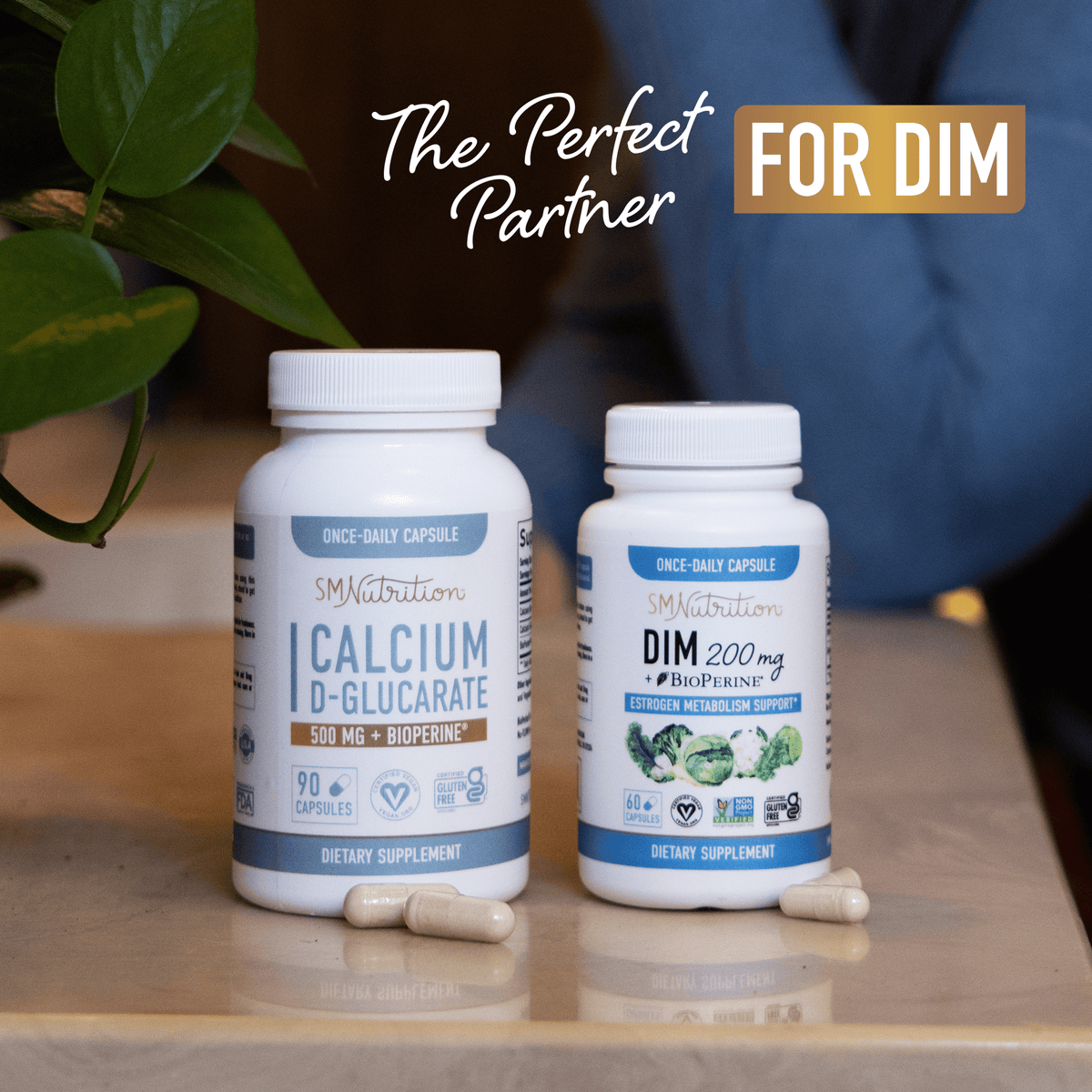Calcium D Glucarate 500mg, 90 Capsules - SMNutrition
